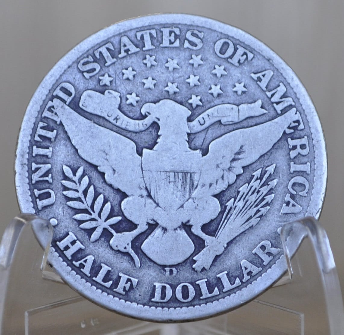 1908-D Barber Half Dollar - Choose by Grade / Condition - Denver Mint - 1908 D Barber Silver Half Dollar 1908D Half Dollar 1908 Barber Half