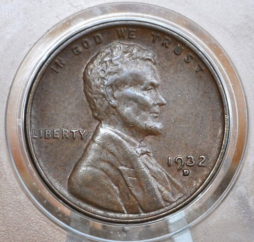 1932-D Wheat Penny - Choose by Grade - Denver Mint - 1932 D Wheat Ear Cent - Rarer Date & Mint for the 30's