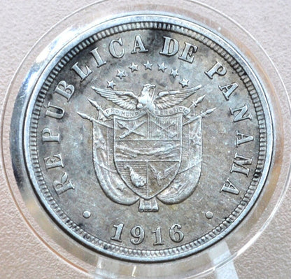 Rarer 1916 Panama 2 1/2 Centesimos - Great Condition, AU, Luster - -Two and a Half Centesimos Coin 1916 Panama, Only 800,00 Made, High Grade