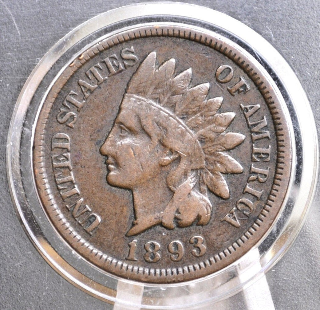 1893 Indian Head Penny - Choose by Grade / Condition - Indian Head Cent 1893