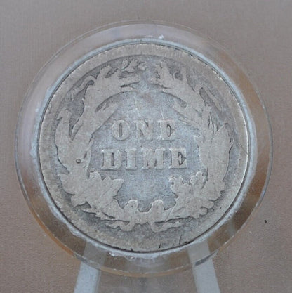 1898 Barber Silver Dime - Choose by Grade / Condition - Philadelphia Mint - 1898 P Barber Dime 1898P Dime Silver
