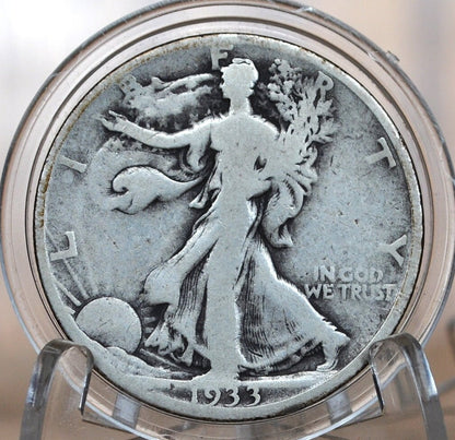 1933-S Walking Liberty Silver Half Dollar - Choose by Grade / Condition - San Francisco Mint - 1933S 1933 S Half Dollar - WLH 1933 S