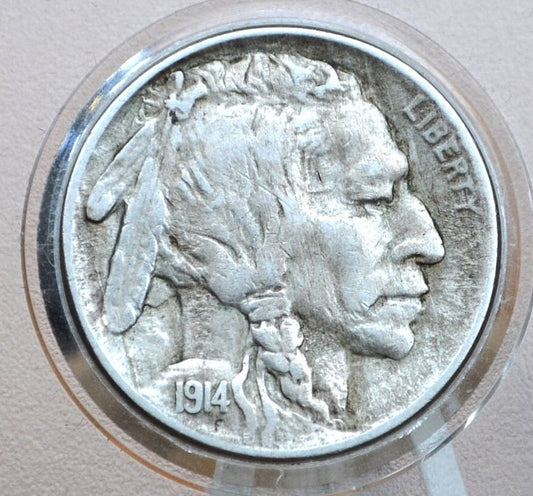 1914 Buffalo Nickel - Choose by Grade - Philadelphia Mint - 1914 P Nickel Indian Head Nickel 1914 Better Date