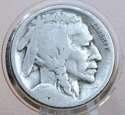 1918-S Buffalo Nickel - VG (Very Good) Grade / Condition - San Francisco Mint - Indian Head Nickel 1918S - Rare Date