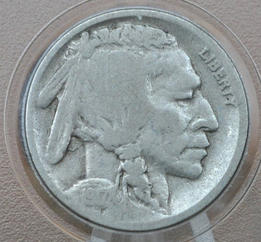 1917-D Buffalo Nickel - 3 1/2 Leg Variety - VG+ Grade / Condition - Semi-Key Date & Rare Variety - 1917 D Indian Head Nickel 1917 D 3 Leg