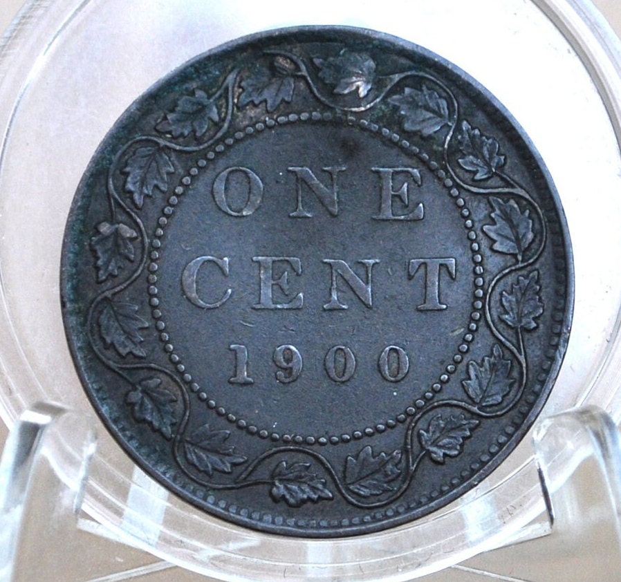 1900 Canadian One Cent - Choose by Grade - Queen Victoria - One Cent Canada 1900 H Large Cent - 1900 One Cent / 1900 H
