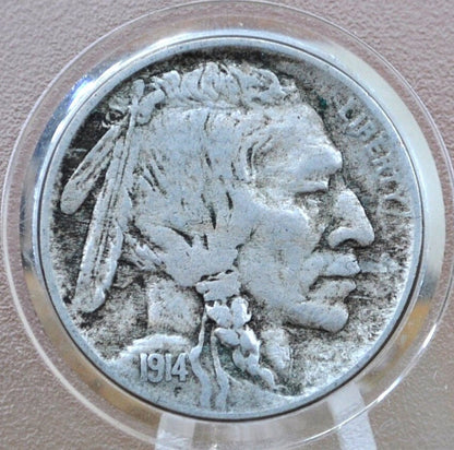 1914 Buffalo Nickel - VF-XF (Very to Extremely Fine) Choose by Grade - Philadelphia Mint - 1914 P Nickel Indian Head Nickel 1914 Better Date