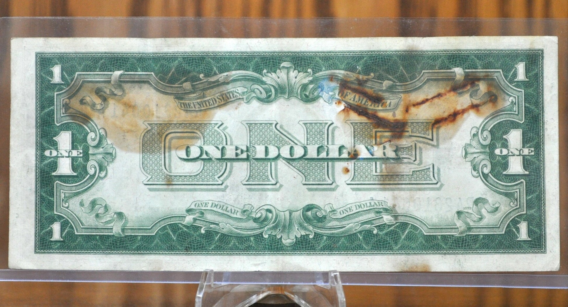 1928 1 Dollar Silver Certificate - Choose by Grade - 1928 One Dollar Silver Certificate Paper Note - Funny Back Note