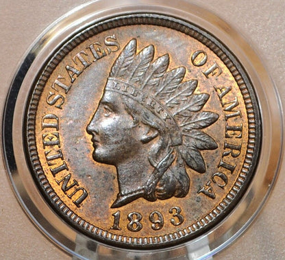1893 Indian Head Penny - Choose by Grade / Condition - Indian Head Cent 1893