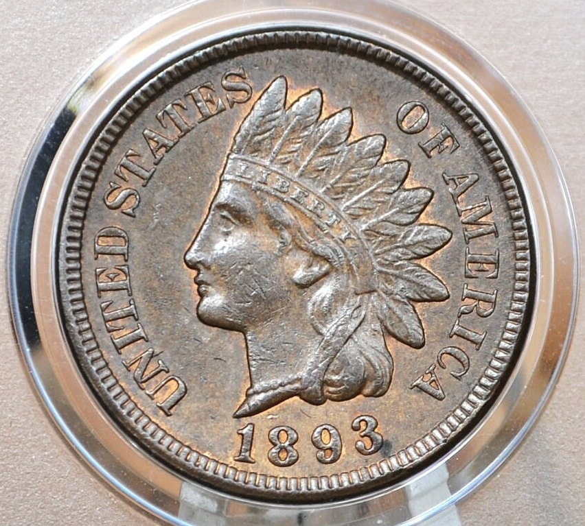 1893 Indian Head Penny - Choose by Grade / Condition - Indian Head Cent 1893