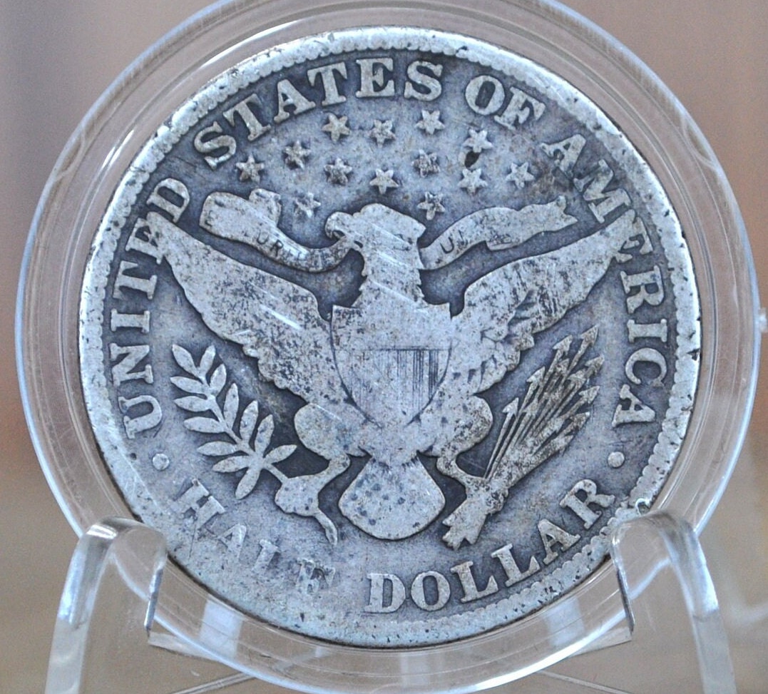 1909 Barber Silver Half Dollars, P,O,S Mints - Choose by Mint & Grade / Condition - 1909O Half Dollar 1909 S Barber 50 Cent Coin 1909