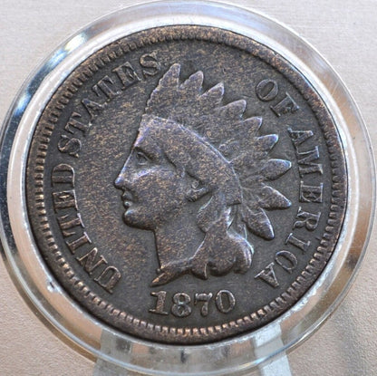 1870 Indian Head Penny - Key Date Indian Head - Choose by Grade - 1870 US 1 Cent 1870 Indian Head Cent 1870
