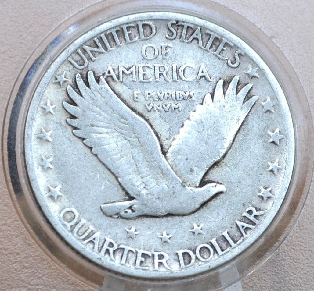 1930 S Standing Liberty Silver Quarter - Fine Grade / Condition - Silver Quarter 1930-S Liberty Standing Quarter