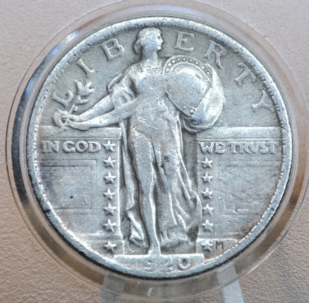 1920 Standing Liberty Quarter - Choose by Grade - 1920 P Standing Liberty Standing Silver Quarter - Better Date