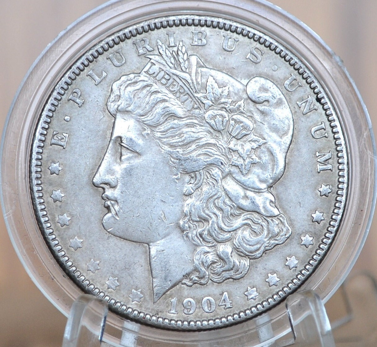 1904 Morgan Silver Dollar - Choose by Grade / By Coin - 1904 Morgan Dollar - 1904 Silver Dollar - No Mint Mark - Better Date - Last Year