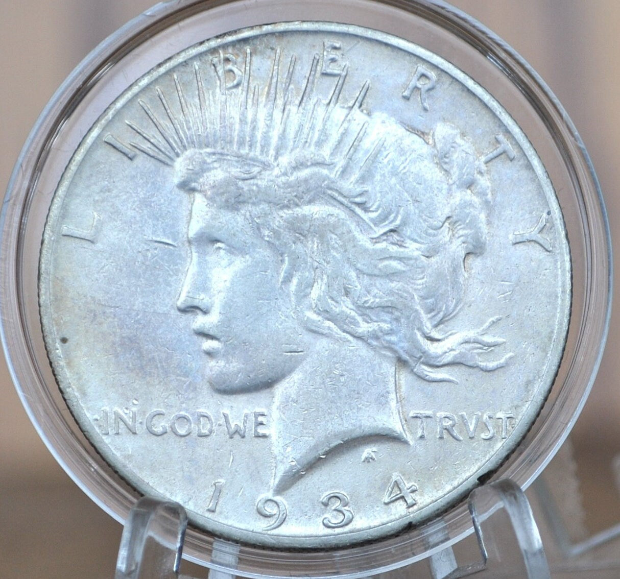 1934-S Peace Dollar - Choose by Grade - 1934 S Peace Silver Dollar - San Francisco Mint - Semi-Key Date Silver Dollar 1934 S