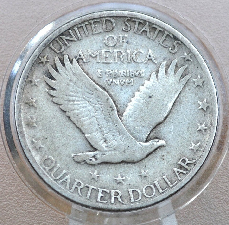 1925 Standing Liberty Silver Quarter - Choose by Grade / Condition - Silver Coin 1925 Liberty Quarter 1925 P