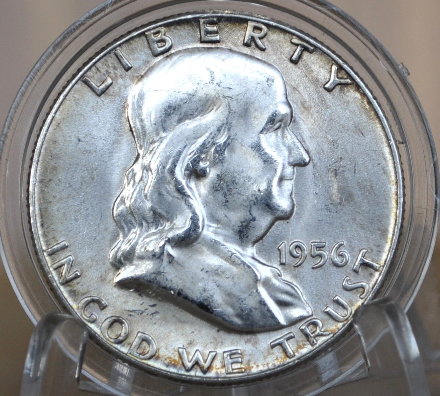 1956 Franklin Half Dollar- Choose by Grade / Condition - Good Date - 1956P Silver Half Dollar - Philadelphia Mint