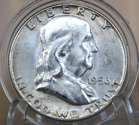 1956 Franklin Half Dollar- Choose by Grade / Condition - Good Date - 1956P Silver Half Dollar - Philadelphia Mint