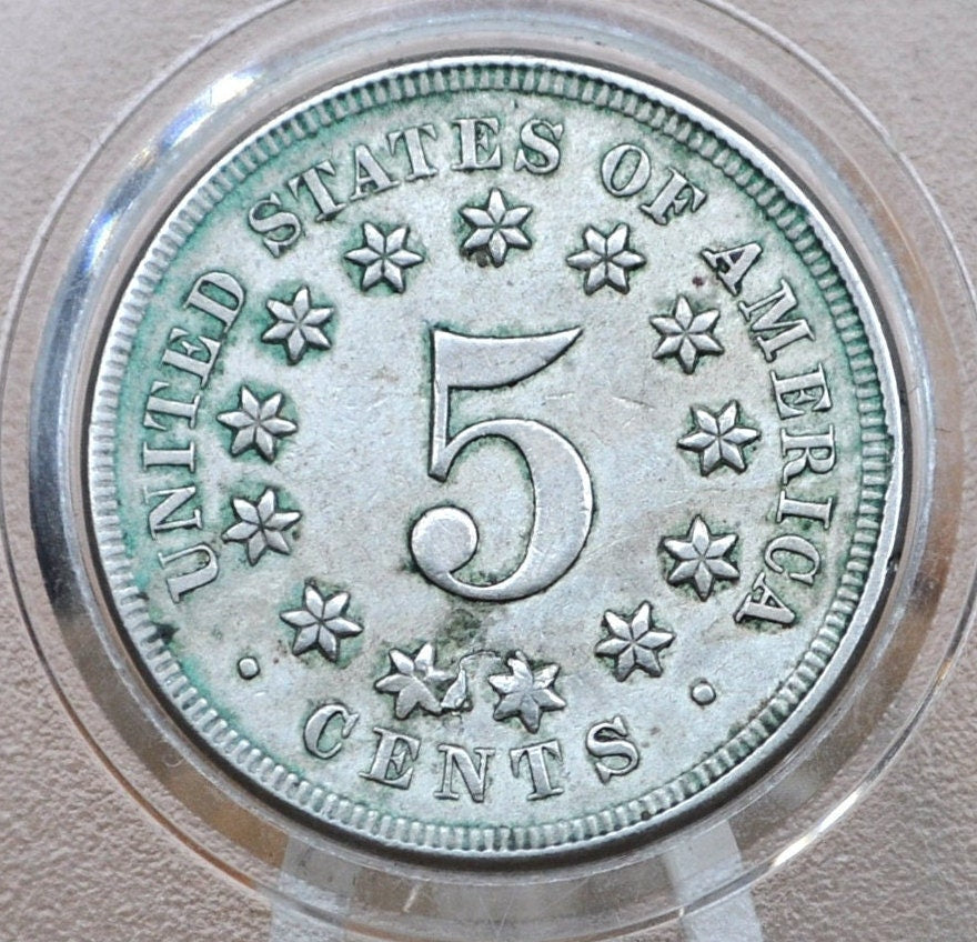 1867 Shield Nickel Without Rays - Various Conditions, Choose by Coin! - 1867 US Nickel -Shield Type Nickel 1800's- Shield Nickels