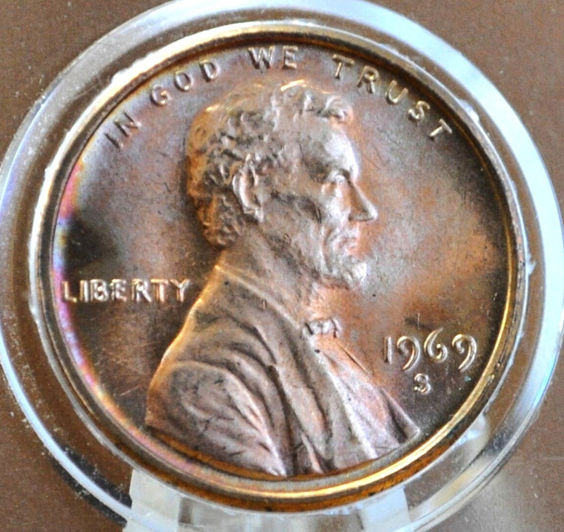 1969-S Memorial Penny - Gem BU (Uncirculated) Grade / Condition - Collectible Coin - San Francisco Mint - Lincoln Cent 1969 S US One Cent