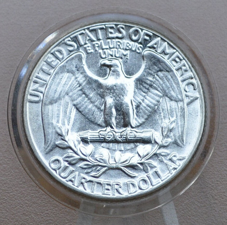 1962 P&D Mint Washington Quarters - Circ, BU, and Proof Strikes - Philadelphia and Denver Mint 1962 Quarter Proof