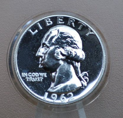 1962 D Washington Quarter - Silver - Great Condition - Denver Mint - 1962-D Quarter