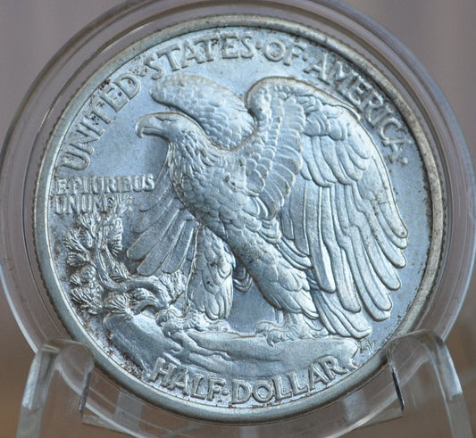 1942 Walking Liberty Silver Half Dollar - VF-BU (Very Fine to Uncirculated) Grade -Philadelphia- 1942 P Half Dollar, Great Mint Luster