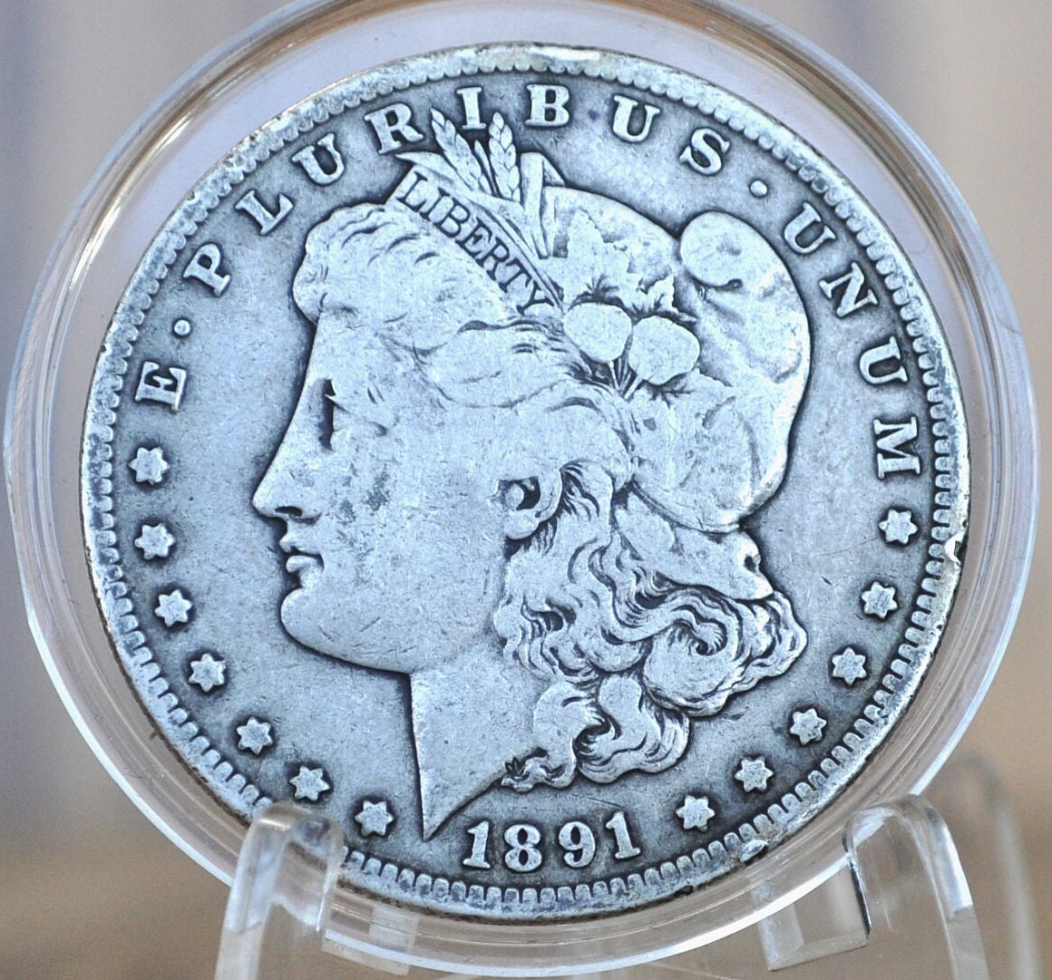 1891-S Morgan Silver Dollar - Choose by Grade / Condition - San Francisco Mint 1891 Morgan Dollar 1891S