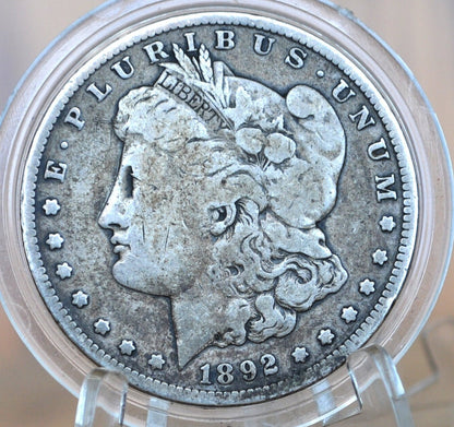 1892-S Morgan Silver Dollar - Choose by Grade / Condition - San Francisco Mint 1892 Morgan Dollar 1892S, Key Date