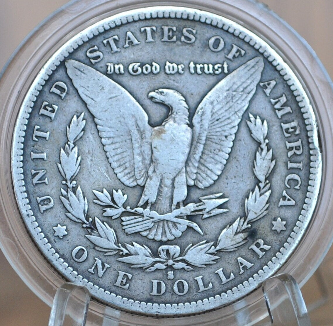1892-S Morgan Silver Dollar - VG+ Grade / Condition - San Francisco Mint 1892 Morgan Dollar 1892S, Key Date