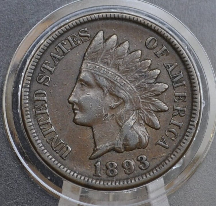 1893 Indian Head Penny - Choose by Grade / Condition - Indian Head Cent 1893
