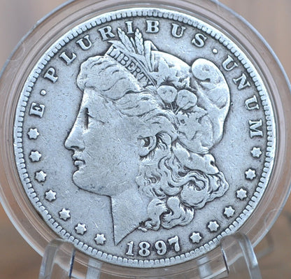 1897 Morgan Silver Dollar - Choose by Grade / Condition - 1897 P Morgan Silver - 1897P Silver Dollar; Better Date