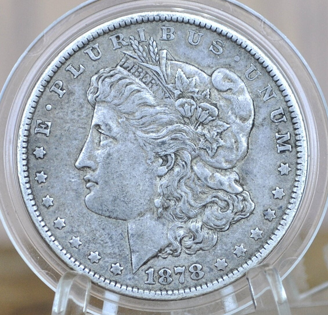 1878-S Morgan Silver Dollar - Choose by Grade / Condition - First Year of Production - 1878 S Morgan Dollar Silver Dollar 1878S