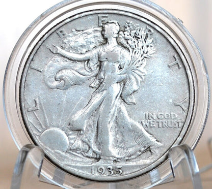 1935-D Walking Liberty Silver Half Dollar - Choose by Grade - Denver Mint - 1935-D Half Dollar / 1935D Liberty Half Dollar - 1935D WLH