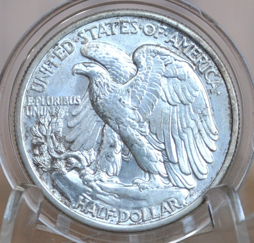 1934 Walking Liberty Silver Half Dollar - Fine to AU58, Choose by Grade - Philadelphia Mint - 1934-P Half Dollar / 1934P Liberty Half Dollar