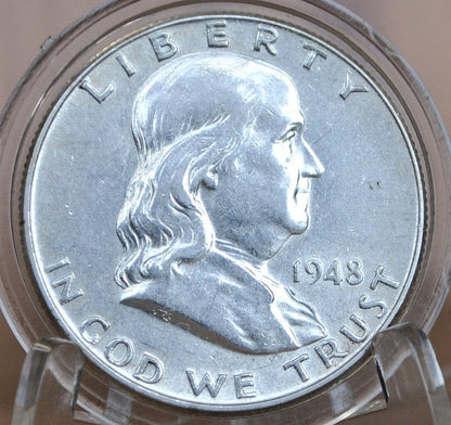 1948 Franklin Half Dollars, P & D Mints - Choose by Grade and Mint! - Silver Half Dollar 1948-P Franklin Half Dollar 1948D First Year Minted