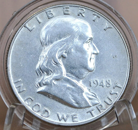 1948 Franklin Half Dollars, P & D Mints - Choose by Grade and Mint! - Silver Half Dollar 1948-P Franklin Half Dollar 1948D First Year Minted