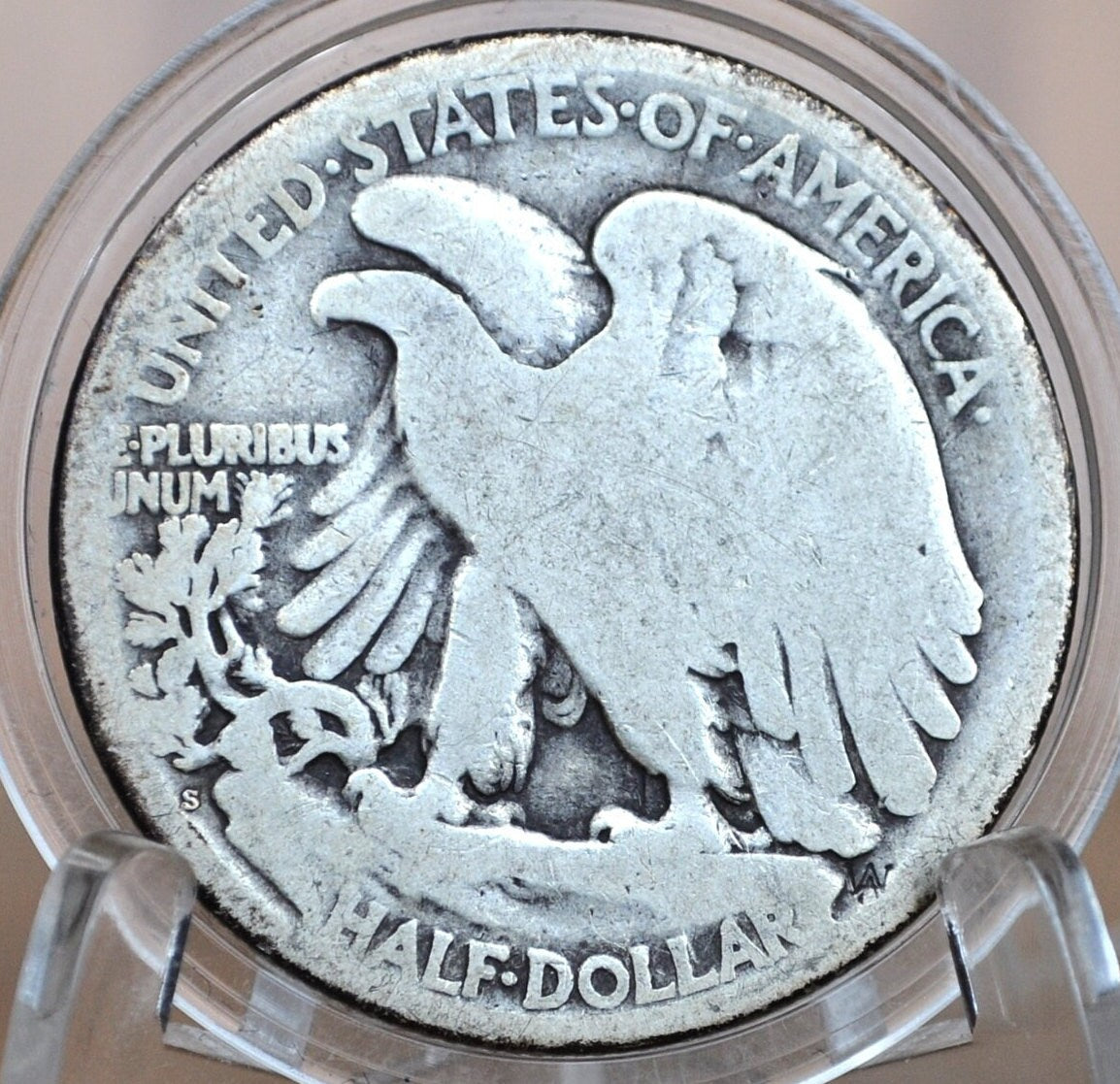 1920-S Walking Liberty Silver Half Dollar - VG (Very Good) Grade / Condition - San Francisco Mint - 1920 S Half Dollar / 1920 S WLH