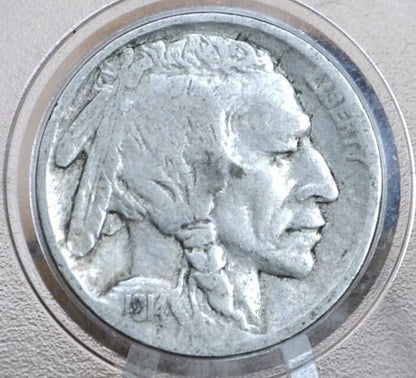 1914 Buffalo Nickel - Choose by Grade - Philadelphia Mint - 1914 P Nickel Indian Head Nickel 1914 Better Date