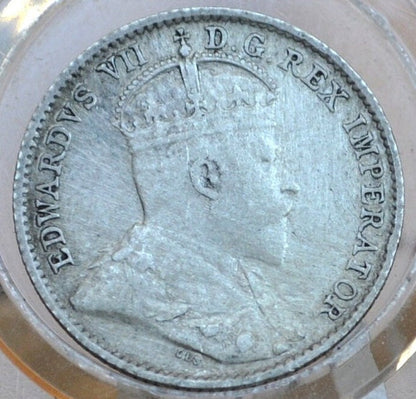 1910 Canadian 5 Cent - Choose by Grade / Condition - Five Cent Canada 1910 - Sterling Canadian Five Cent Coin From 1910