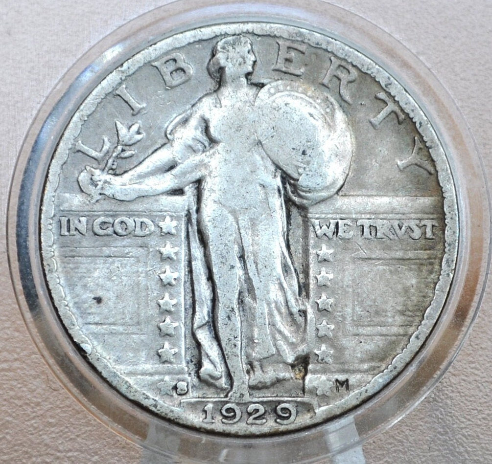 1929-S Standing Liberty Silver Quarter - Choose by Grade / Condition - Great Date - Liberty Standing Liberty Quarter 1929 S