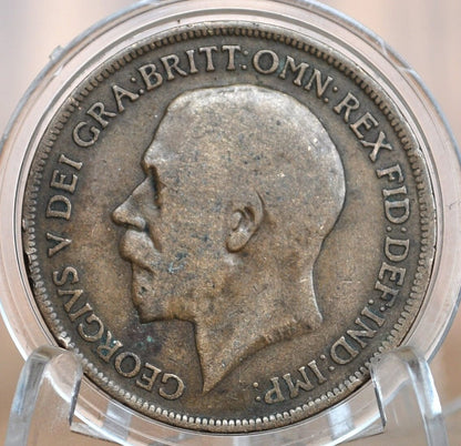 UK Pennies 1900-1936 - Choose By Date and Grade - Great Britain Penny 10s 1920s and 1930s Penny - 10s 1920, 1921, 1929, 1930,& More