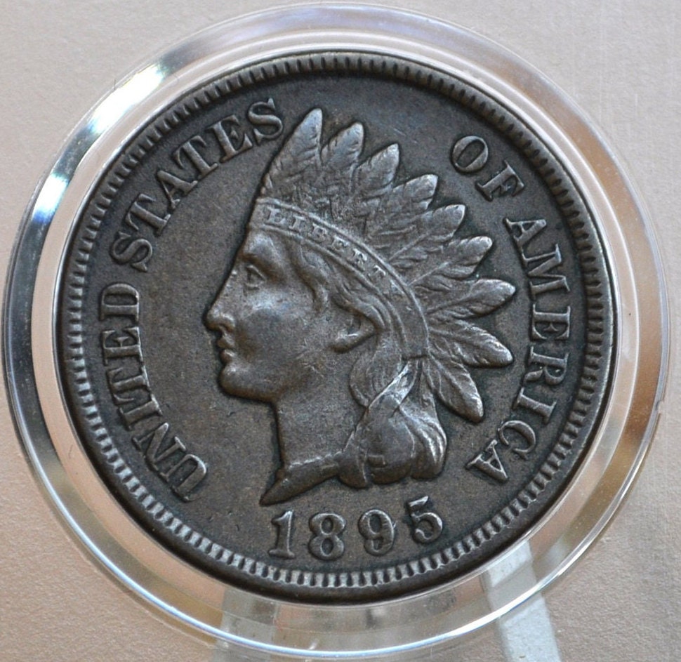 1895 Indian Head Penny - Choose by Grade / Condition - Good Date - Indian Head Cent 1895