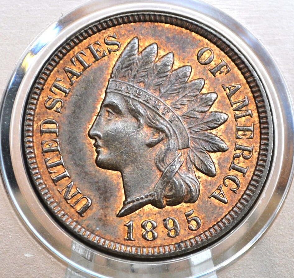 1895 Indian Head Penny - Choose by Grade / Condition - Good Date - Indian Head Cent 1895