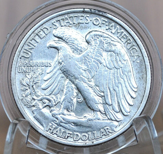 1937 Walking Liberty Silver Half Dollar - XF (Extremely Fine) - Philadelphia Mint - 1937-P Half Dollar 1937 P Half