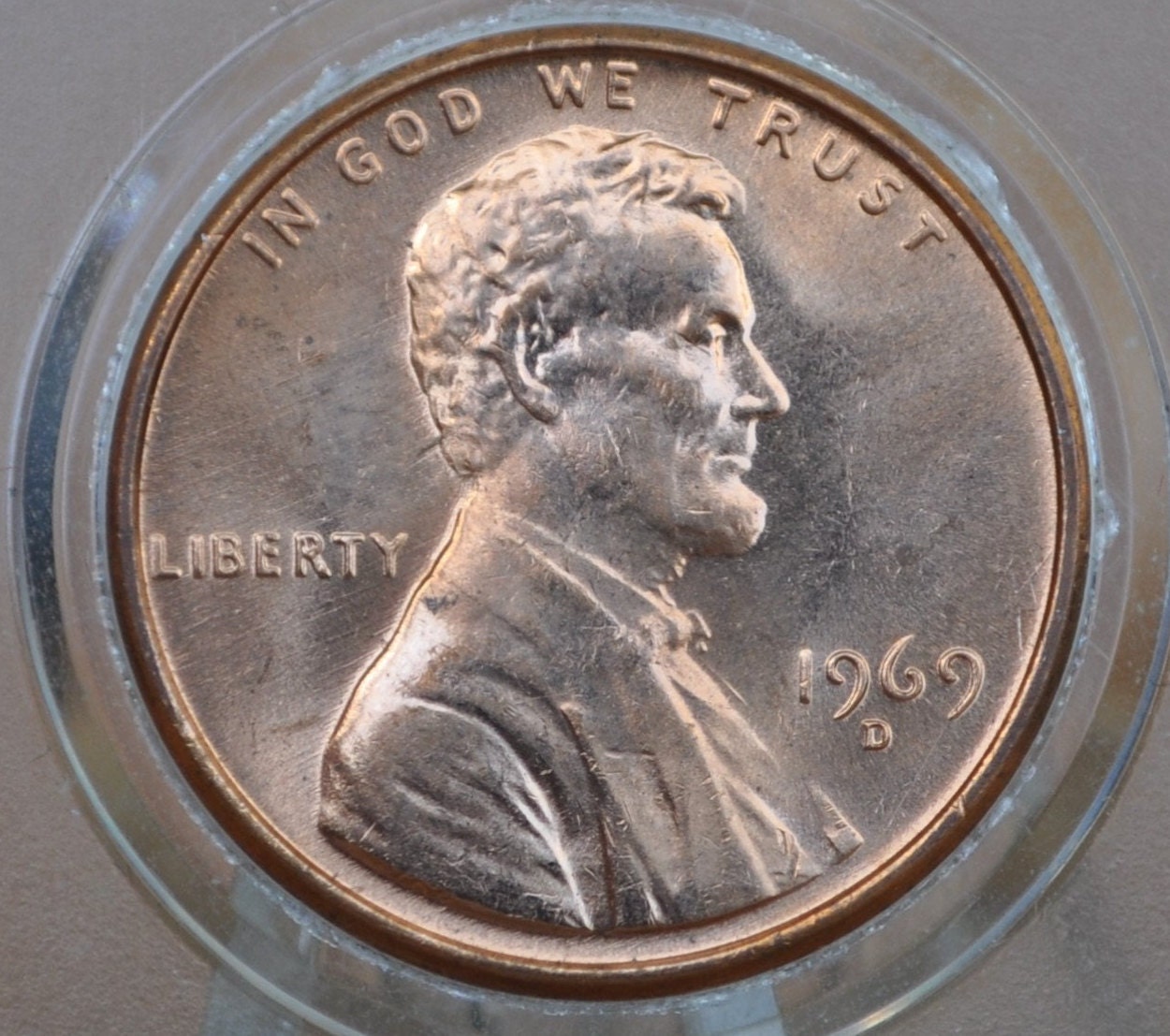 1969-S Memorial Penny - Gem BU (Uncirculated) Grade / Condition - Collectible Coin - San Francisco Mint - Lincoln Cent 1969 S US One Cent