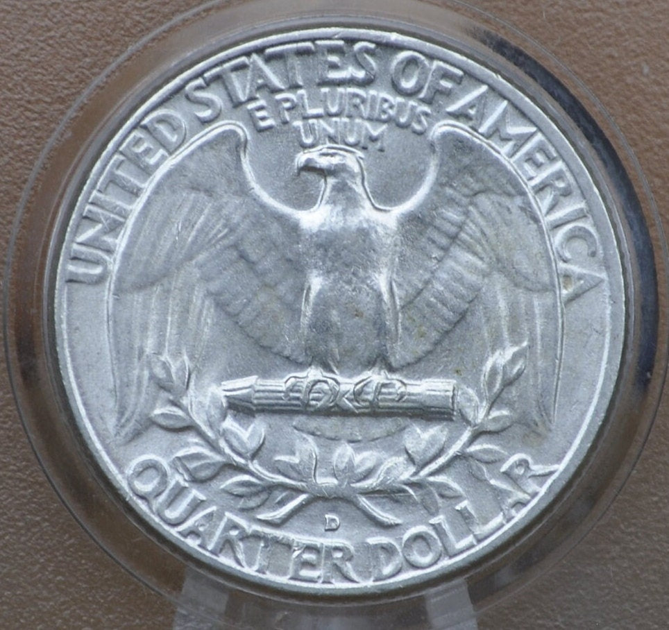 1962 D Washington Quarter - Silver - Great Condition - Denver Mint - 1962-D Quarter