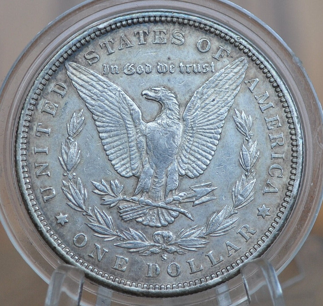 1888-S Morgan Silver Dollar - AU Grade / Condition - 1888 S Morgan Dollar - 1888S Silver Dollar - "S" Mint Mark - San Francisco Mint