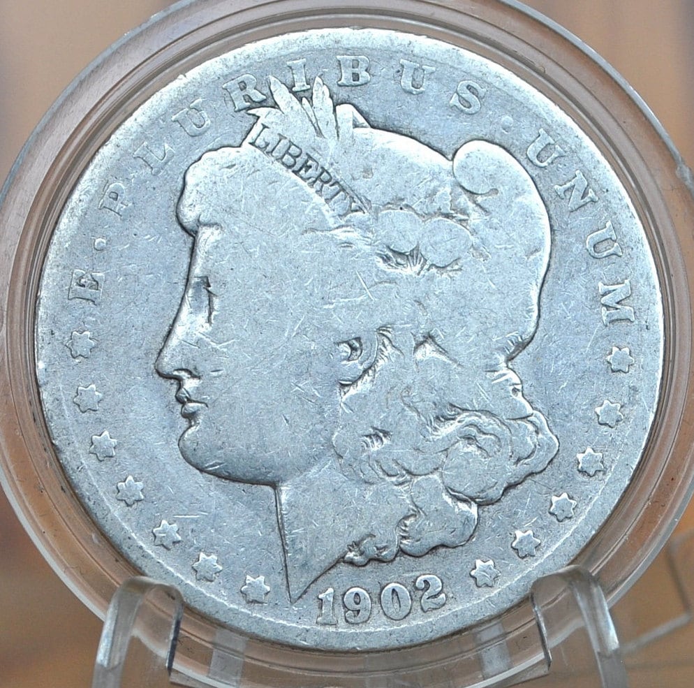 1902 Morgan Silver Dollar - Choose by Grade / Condition - 1902-P Morgan Dollar - 1902 Silver Dollar - No Mint Mark